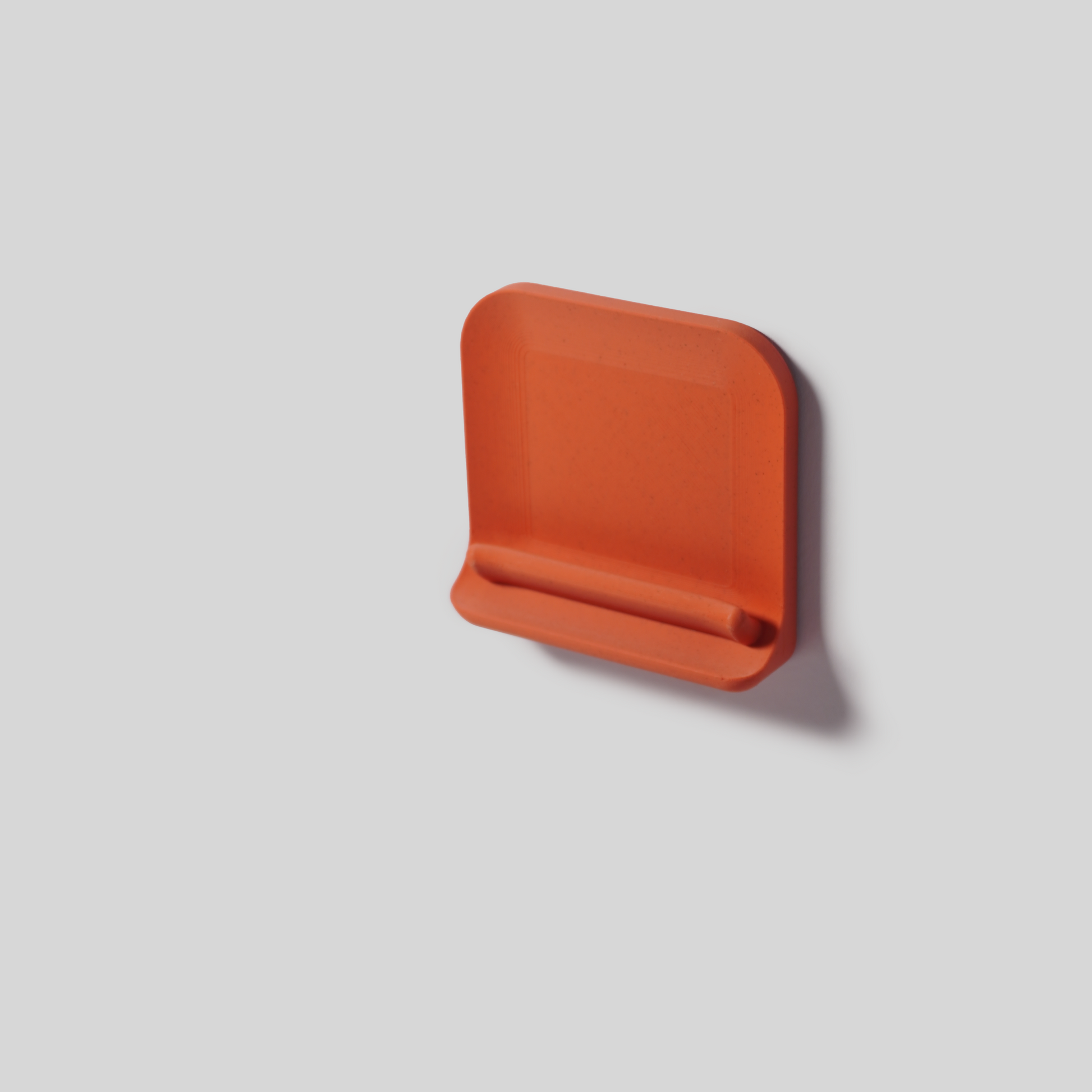 Adhesive wall mount for soap holder with double-sided tape