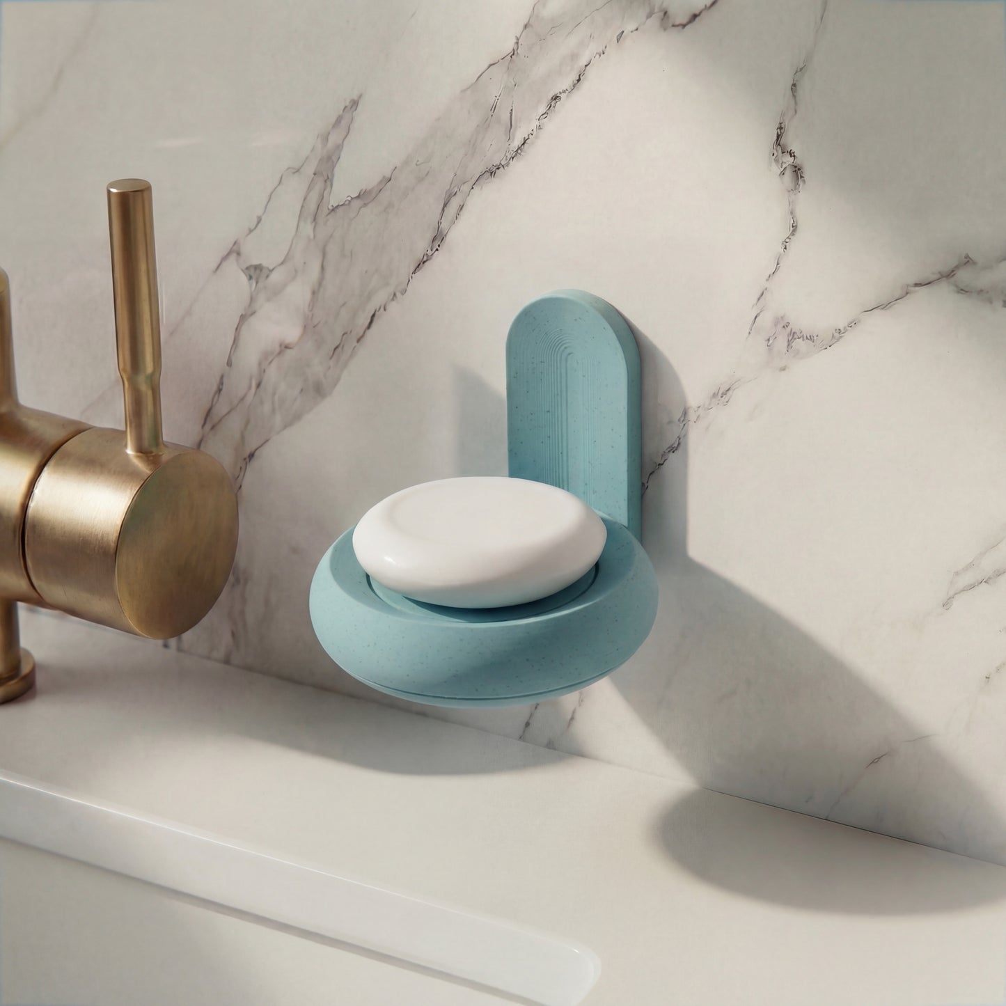 Soap Holder Mini Marble Teal