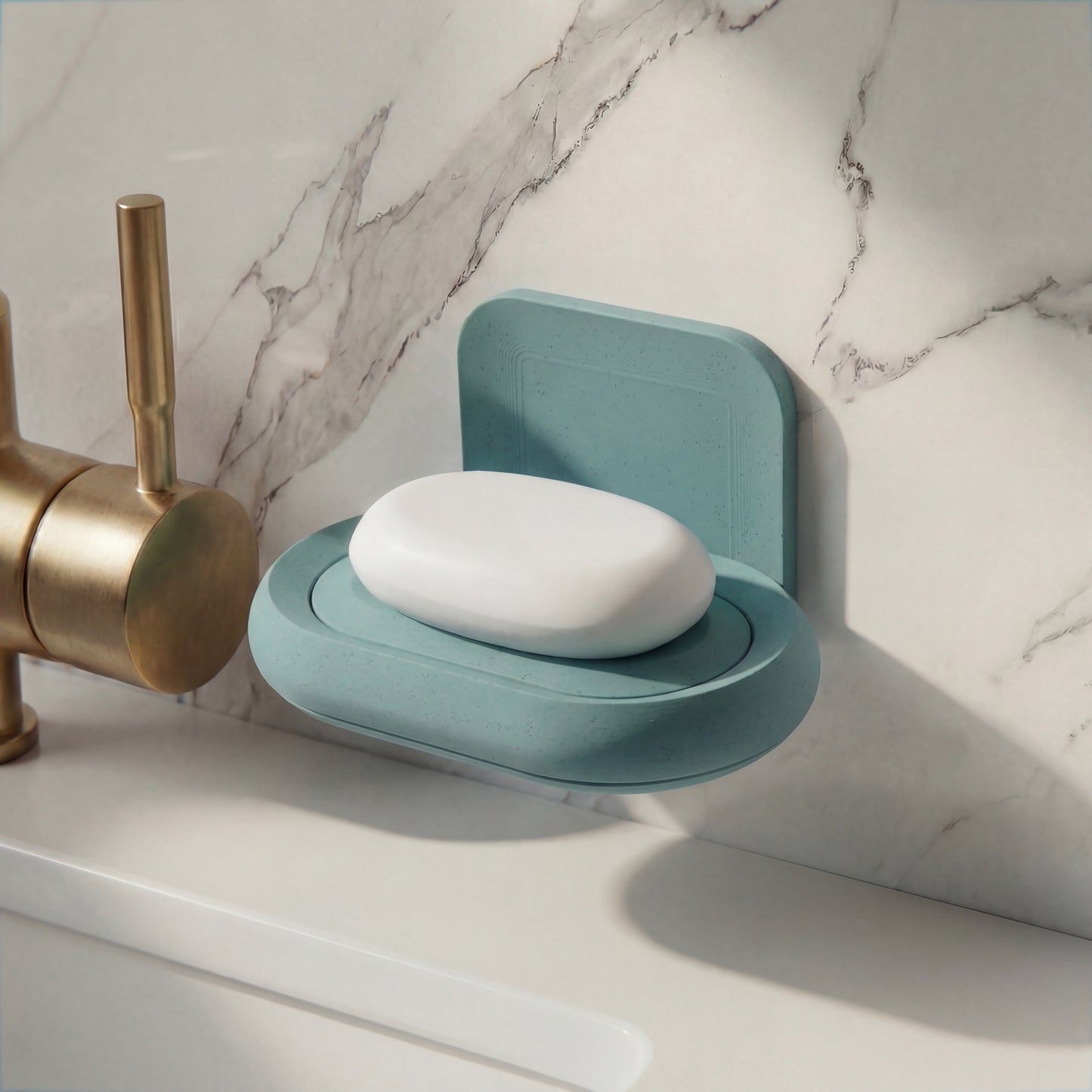 Soap Holder Marble Teal